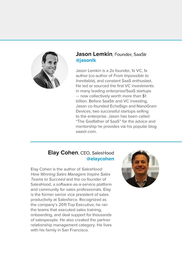 Contributing Authors & About Salesforce for Startups - Page 3