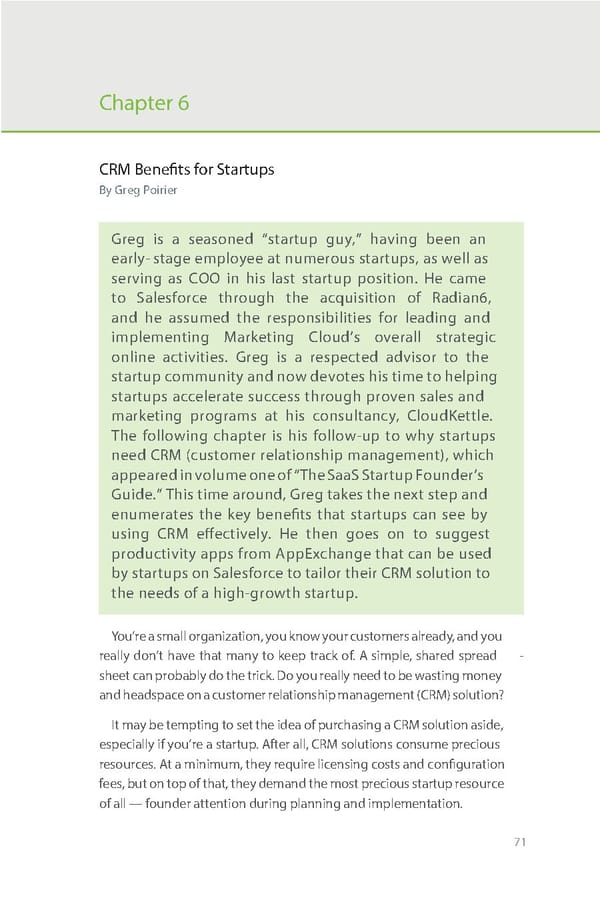 CRM Beneﬁts for Startups - Page 2